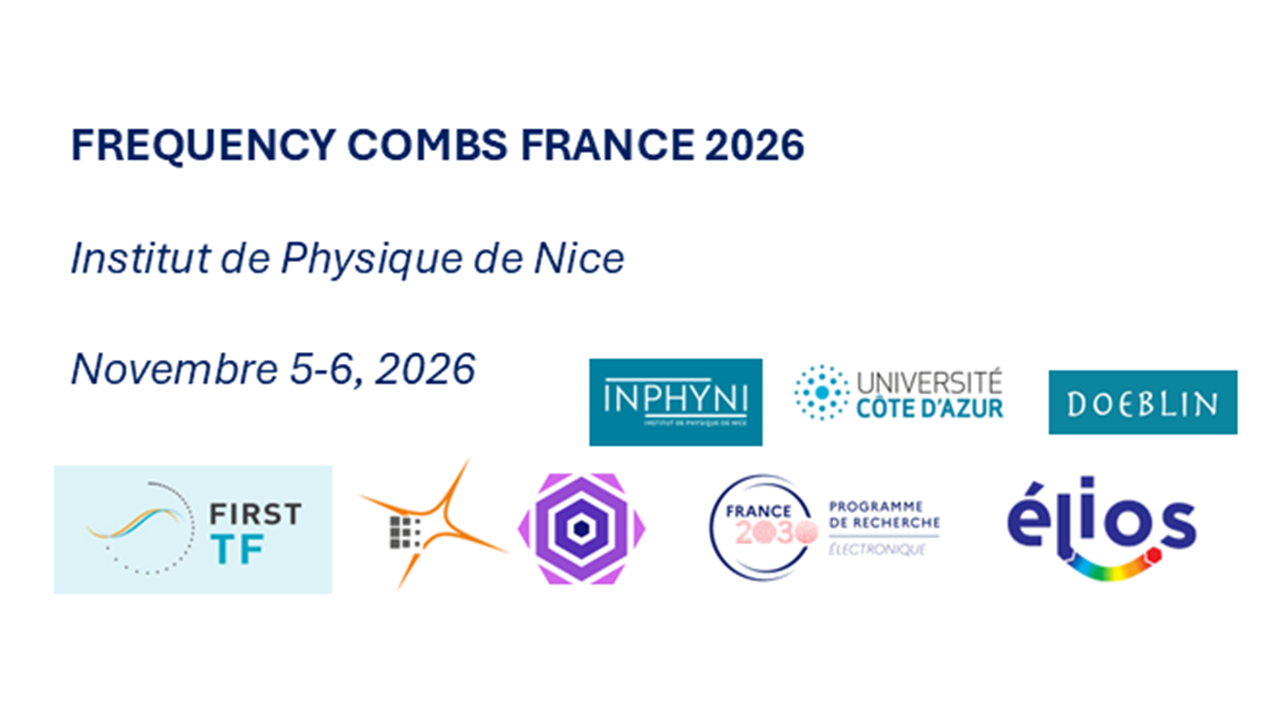  Frequency Combs France 2026  